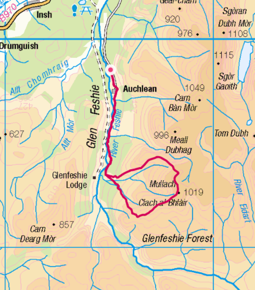 Mullach Clach a Blair - Overview